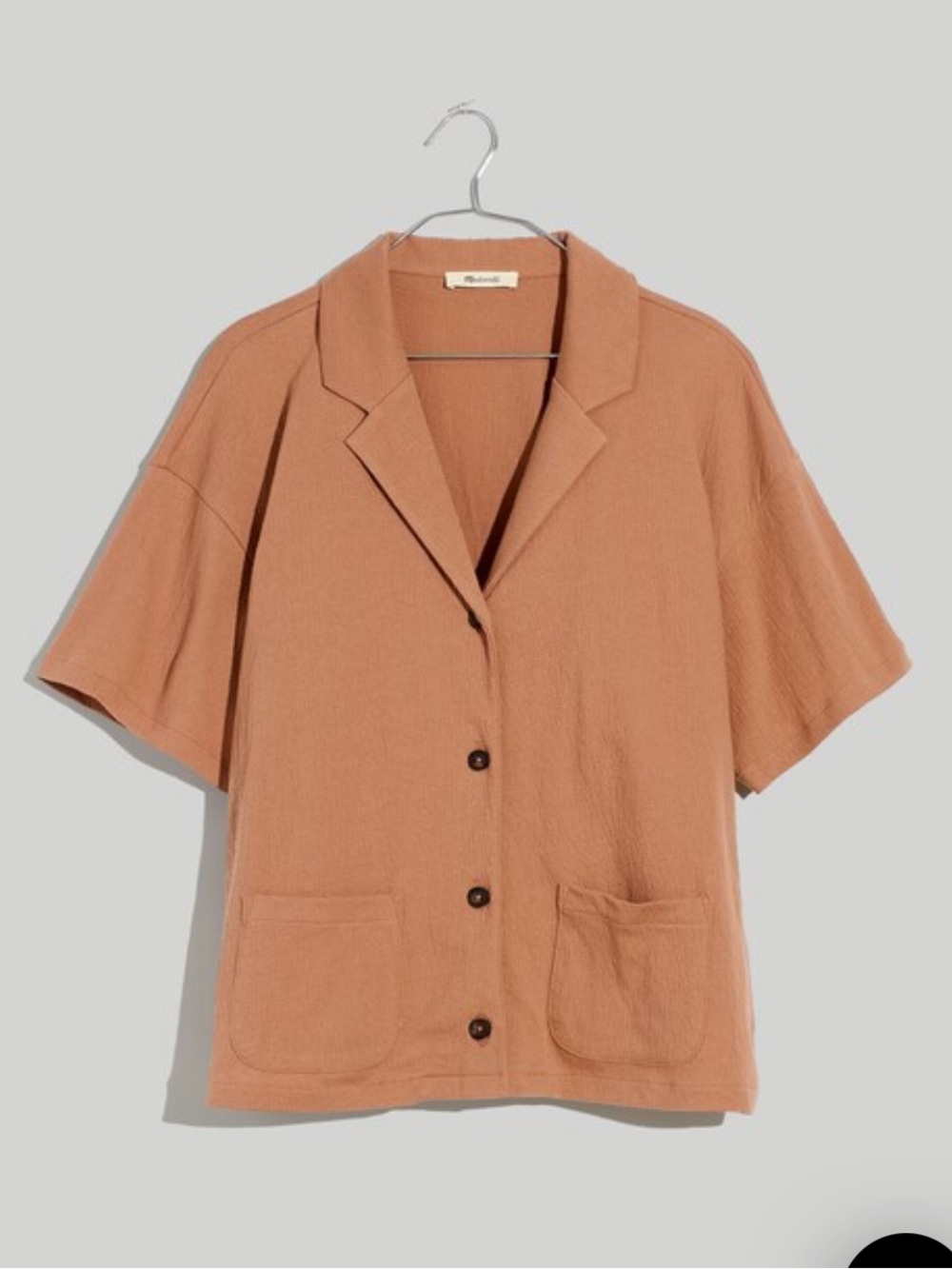 Madewell Plus Knit Lightspun Camp Shirt